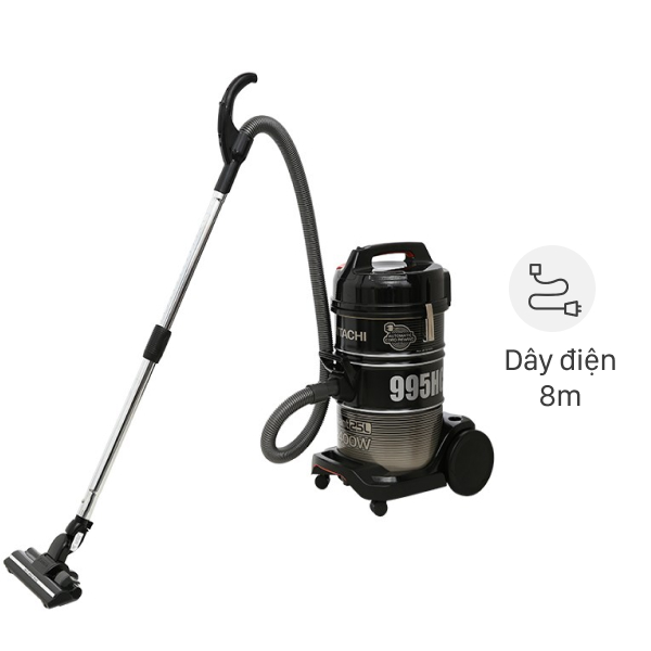 Máy hút bụi công nghiệp Hitachi CV-995HC 24CV, Dung lượng 25L, Màu Đen - Vàng