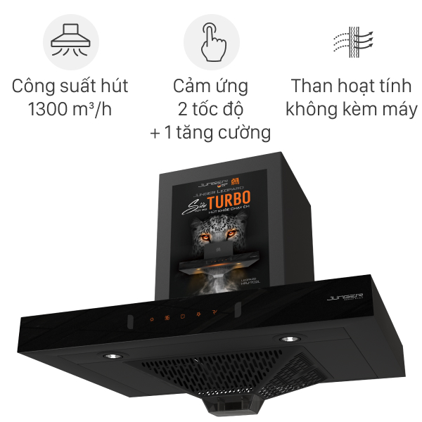 Máy hút mùi áp tường Junger Leopard HRJ-702L
