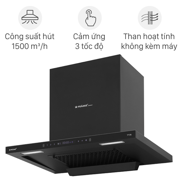 Máy hút mùi áp tường Pramie TT70