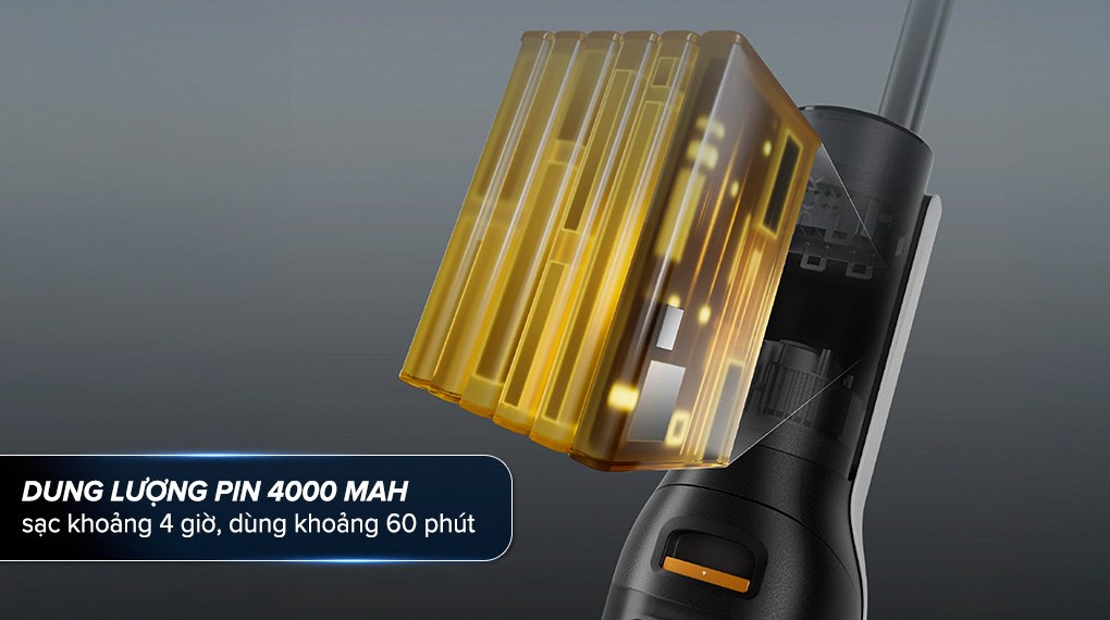 Máy hút bụi cầm tay Roborock F25 Ace - Dung lượng pin Máy hút bụi cầm tay Roborock F25 Ace - Dung lượng pin