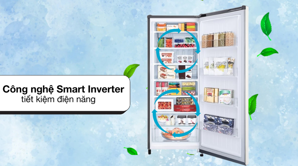 Công nghệ Smart Inverter - Tủ đông LG Inverter 165 lít LOF16BGM 