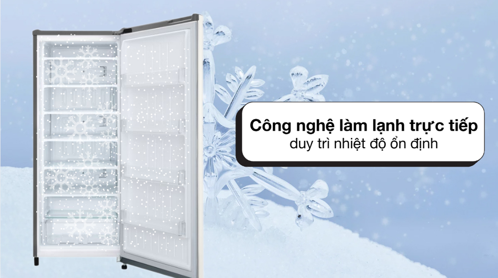 Công nghệ làm lạnh - Tủ đông LG Inverter 165 lít LOF16BGM 