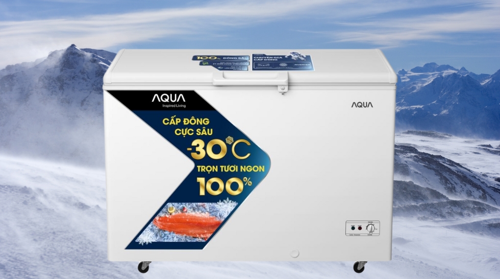 Tủ đông Aqua Inverter 379 lít AQF-C4801EN - Thiết kế Tủ đông Aqua Inverter 379 lít AQF-C4801EN - Thiết kế