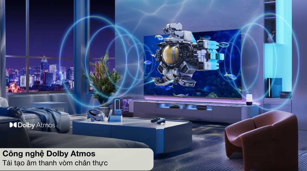 Smart Tivi QLED Hisense AI 4K 100 inch 100Q7N - Công nghệ âm thanh Smart Tivi QLED Hisense AI 4K 100 inch 100Q7N - Công nghệ âm thanh