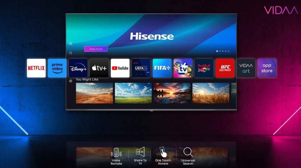 Smart Tivi QLED Hisense AI 4K 100 inch 100Q7N - Hệ điều hành Smart Tivi QLED Hisense AI 4K 100 inch 100Q7N - Hệ điều hành