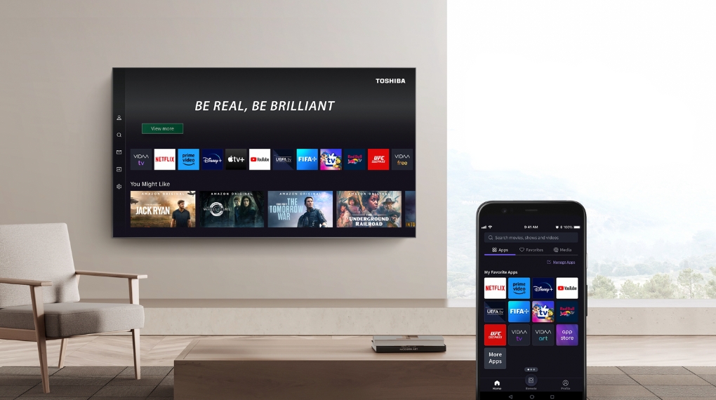 Smart Tivi QLED Toshiba AI 4K 100 inch 100Z670NP - Tiện ích