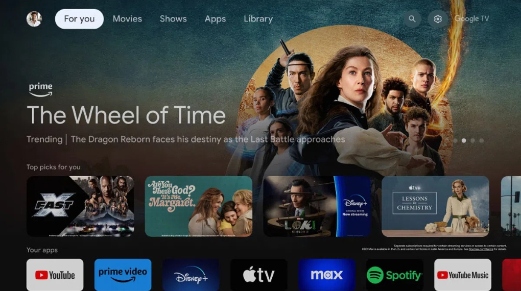 Google Tivi TCL AI 4K 65 inch 65P69K - Hệ điều hành