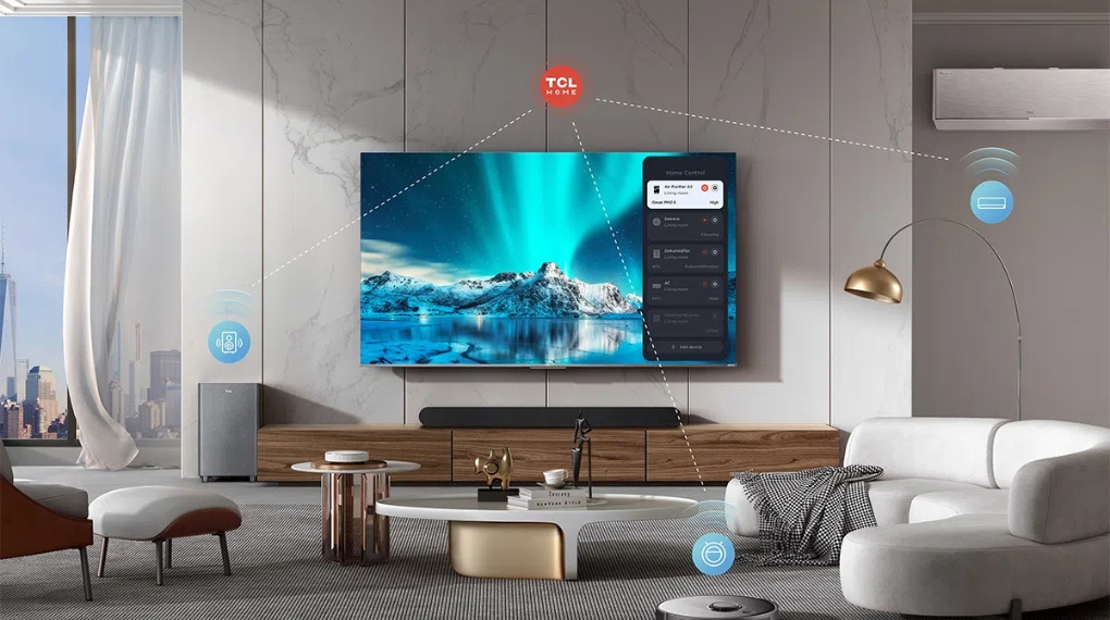 Google Tivi QLED TCL AI 4K 55 inch 55P7K - Tiện ích