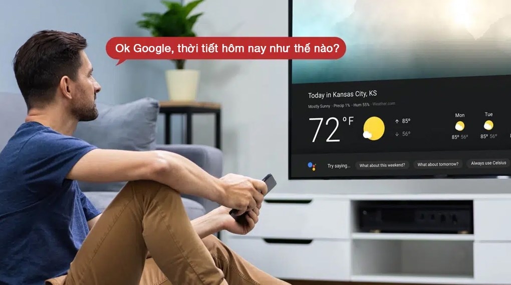 Google Tivi QD-Mini LED TCL AI 4K 55 inch 55C6KS - Tiện ích