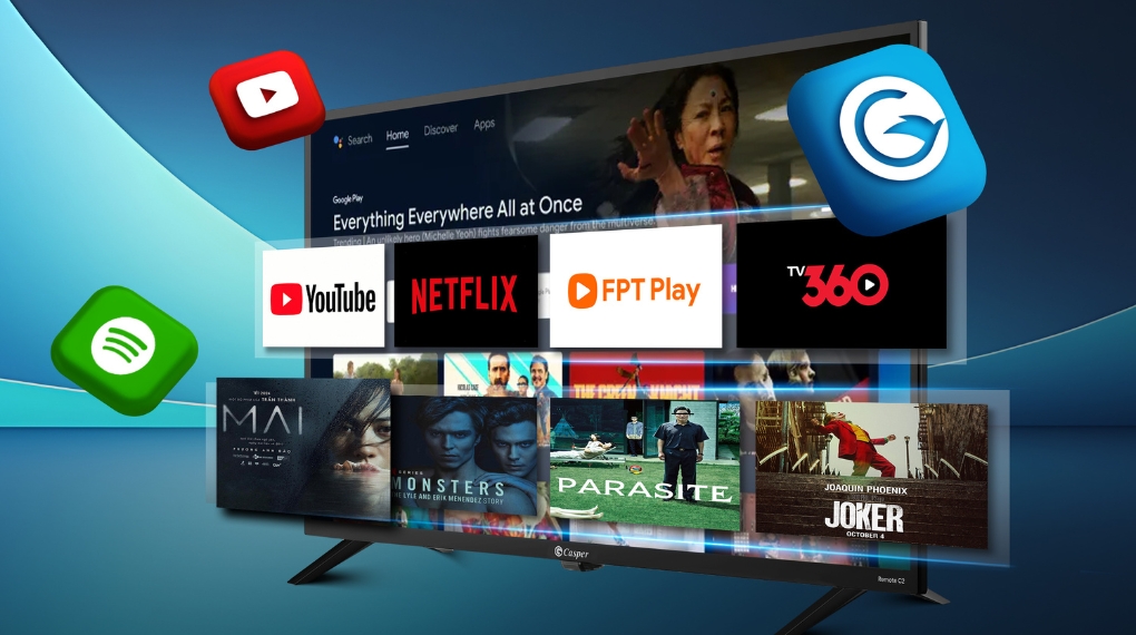 Android Tivi Casper 32 inch E32HAC110 - Hệ điều hành Android Tivi Casper 32 inch E32HAC110 - Hệ điều hành