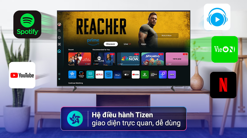 Smart Tivi Crystal UHD Samsung 4K 65 inch UA65U8550F - Hệ điều hành Smart Tivi Crystal UHD Samsung 4K 65 inch UA65U8550F - Hệ điều hành