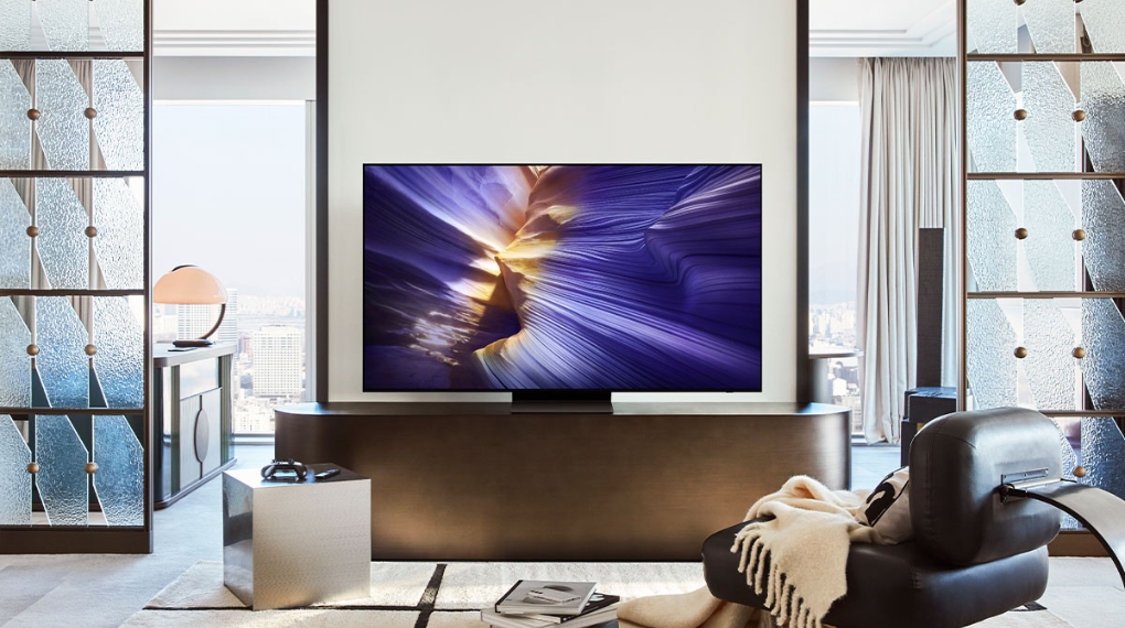 Smart Tivi OLED Samsung AI 4K 65 inch QA65S90F - Thiết kế
