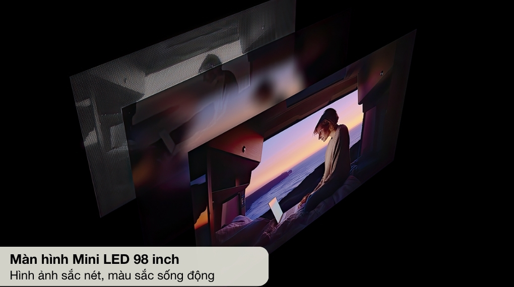 Google Tivi Mini LED Sony AI 4K 98 inch K-98XR50 - Màn hình Mini LED 98 inch