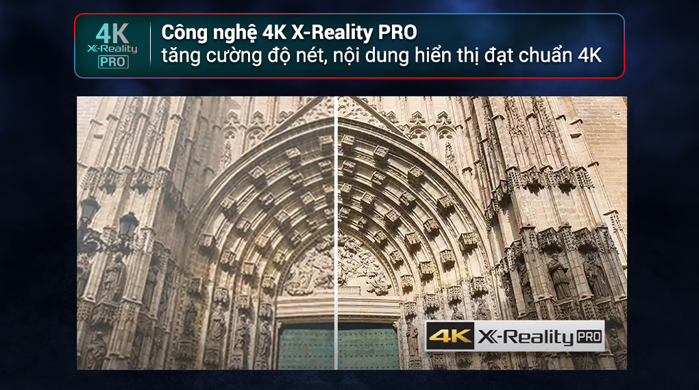 Google Tivi Sony 4K 43 inch K-43S25VM2 - Công nghệ hình ảnh
