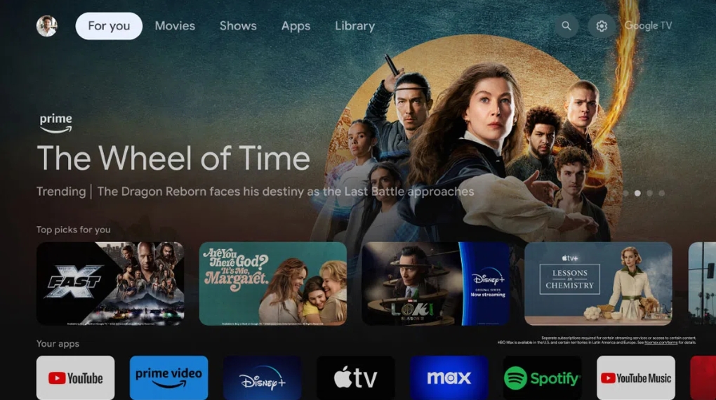 Google Tivi TCL AI 4K 75 inch 75P6K - Hệ điều hành