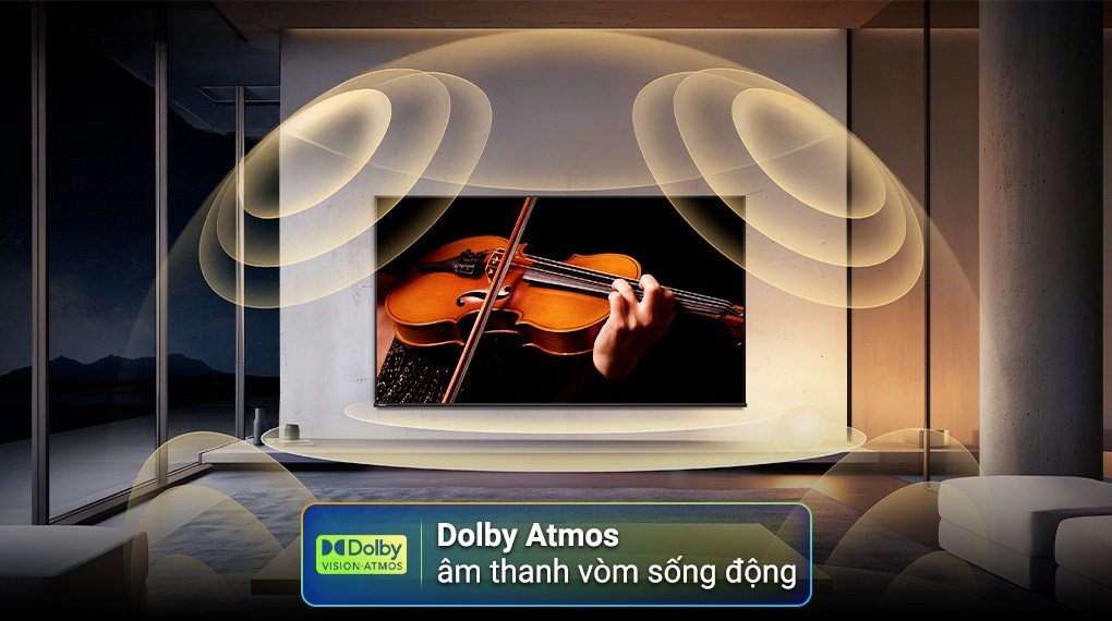 Smart Tivi QLED Toshiba AI 4K 55 inch 55M450RP - Công nghệ âm thanh Smart Tivi QLED Toshiba AI 4K 55 inch 55M450RP - Công nghệ âm thanh