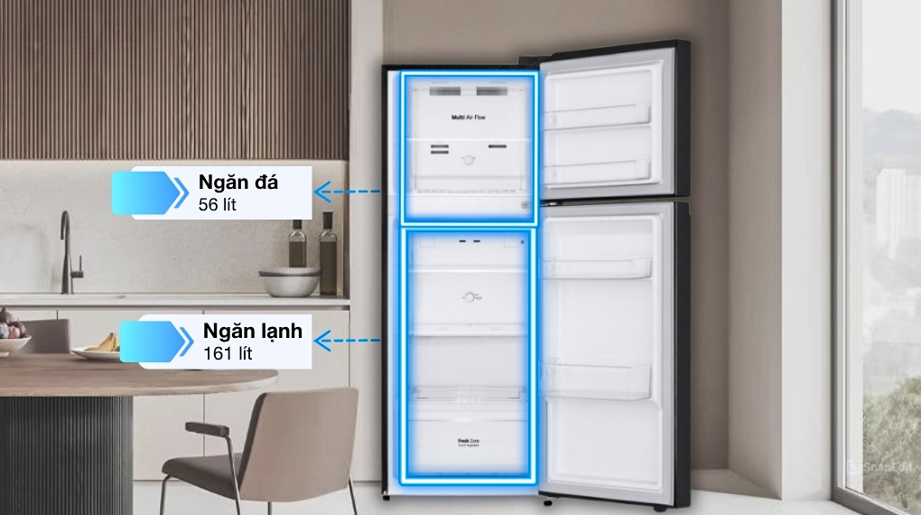 Tủ lạnh LG 217 lít LTB21BLMD - Ngăn đá