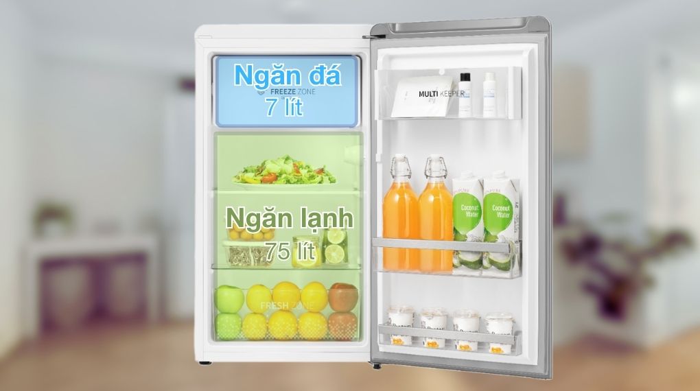 Tủ lạnh Hisense 82 lít HR08DW - Dung tích