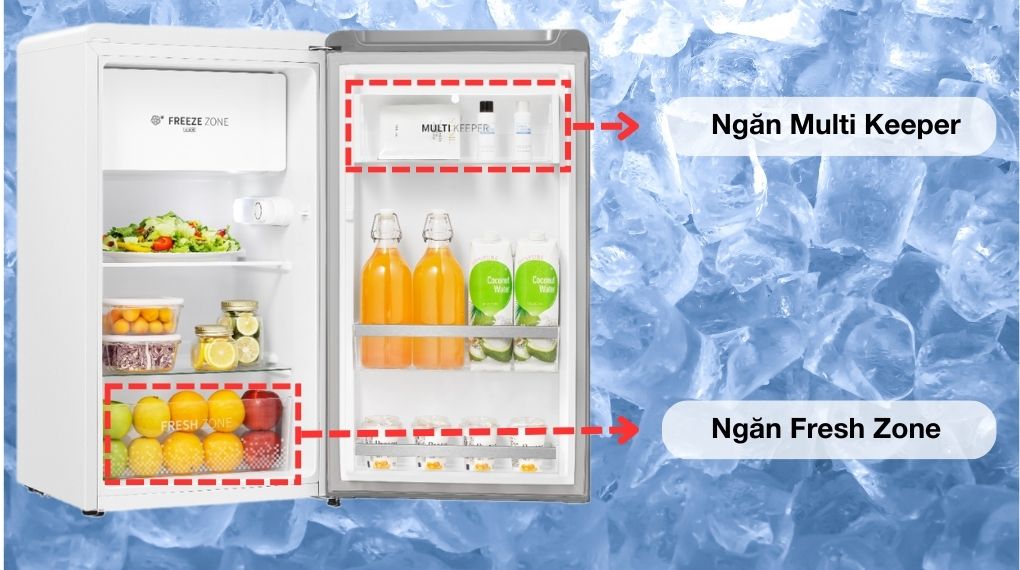 Tủ lạnh Hisense 82 lít HR08DW - Công nghệ bảo quản thực phẩm