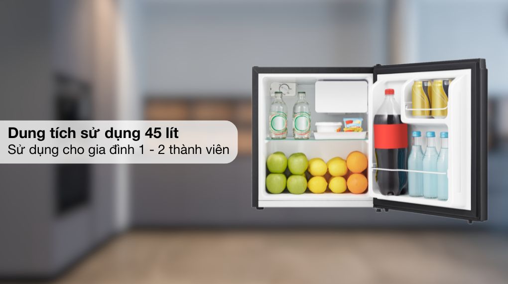 Tủ lạnh Hisense 45 lít HR05DB - Dung tích
