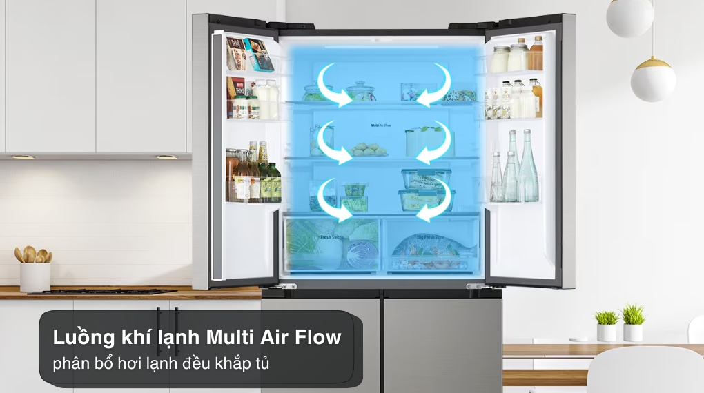 Tủ lạnh LG Inverter 474 lít Multi Door LFB47SVM - Công nghệ làm lạnh