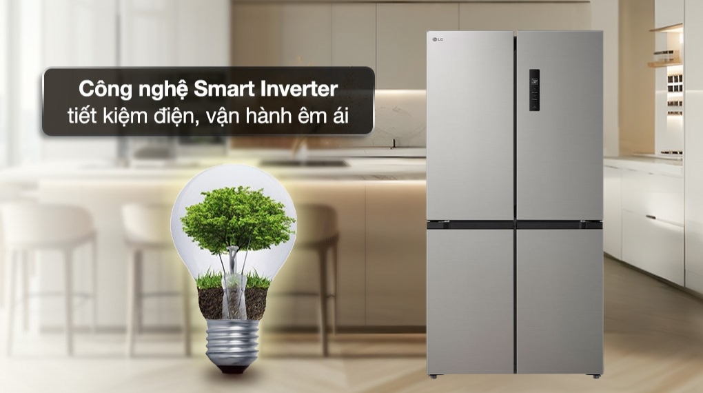 Tủ lạnh LG Inverter 474 lít Multi Door LFB47SVM - Công nghệ tiết kiệm điện