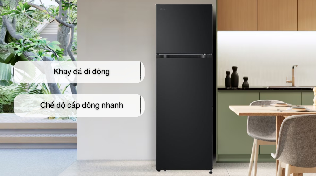 Tủ lạnh LG Inverter 266 lít LTB26BLM - Tiện ích Tủ lạnh LG Inverter 266 lít LTB26BLM - Tiện ích