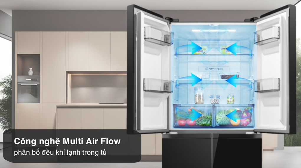Tủ lạnh Hisense Inverter 427 lít Multi Door RQ559N4EBU - Công nghệ làm lạnh