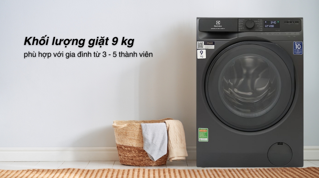 Máy giặt Electrolux UltimateCare 500 Inverter 9 kg EWF9023P5SC - Khối lượng giặt và chương trình