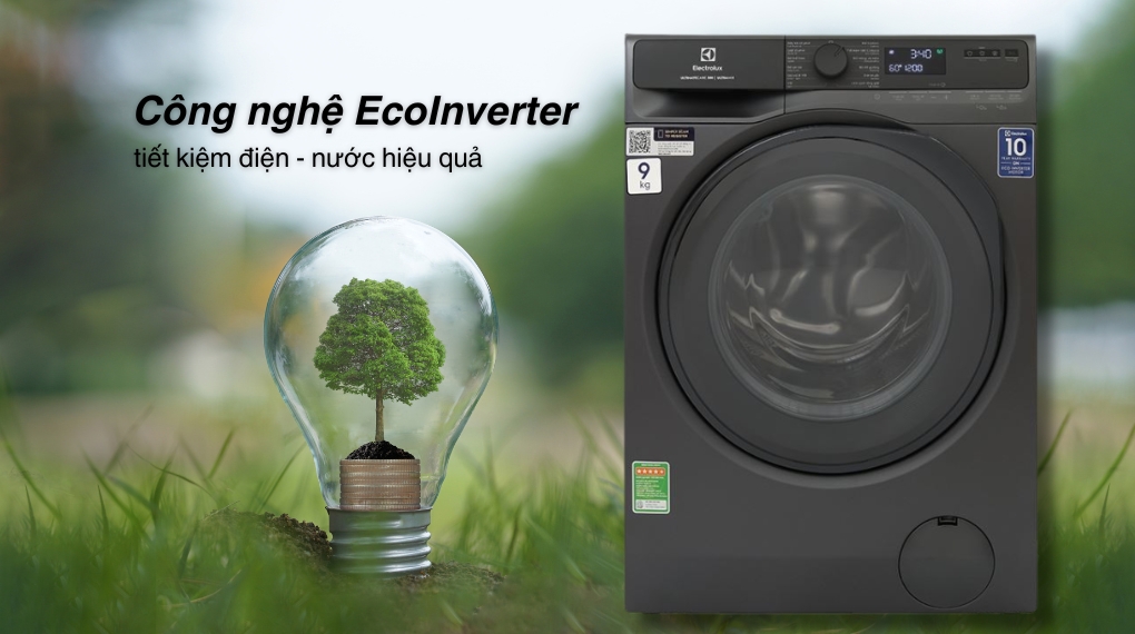 Máy giặt Electrolux UltimateCare 500 Inverter 9 kg EWF9023P5SC - Công nghệ tiết kiệm điện
