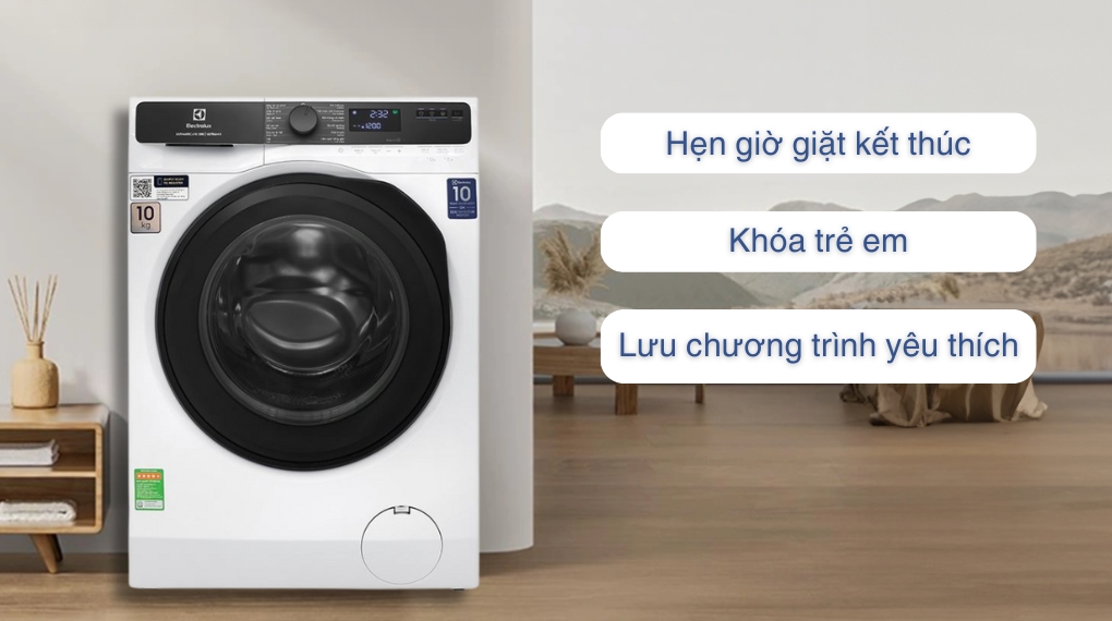 Máy giặt Electrolux UltimateCare 500 Inverter 10 kg EWF1023P5WC - Tiện ích Máy giặt Electrolux UltimateCare 500 Inverter 10 kg EWF1023P5WC - Tiện ích