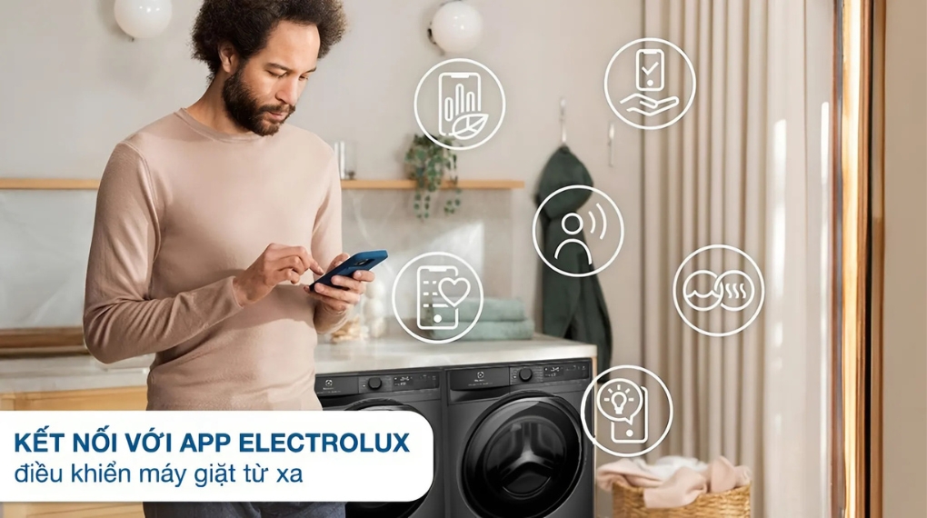 Tiện ích - Máy giặt Electrolux UltimateCare 700 Inverter 10 kg EWF1043R7SC Tiện ích - Máy giặt Electrolux UltimateCare 700 Inverter 10 kg EWF1043R7SC