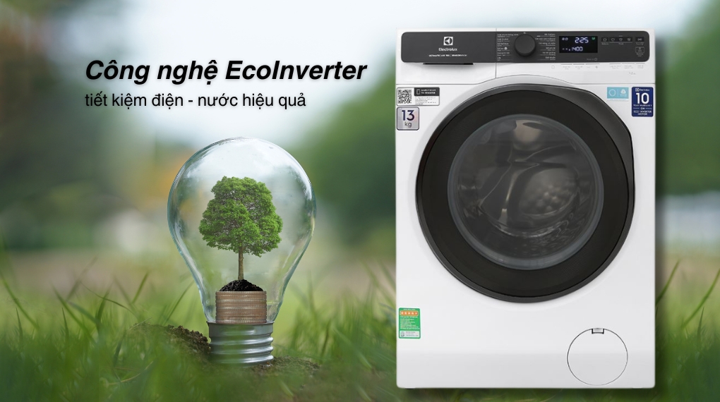 Máy giặt Electrolux UltimateCare 700 Inverter 13 kg EWF1343R7WC - Công nghệ tiết kiệm điện