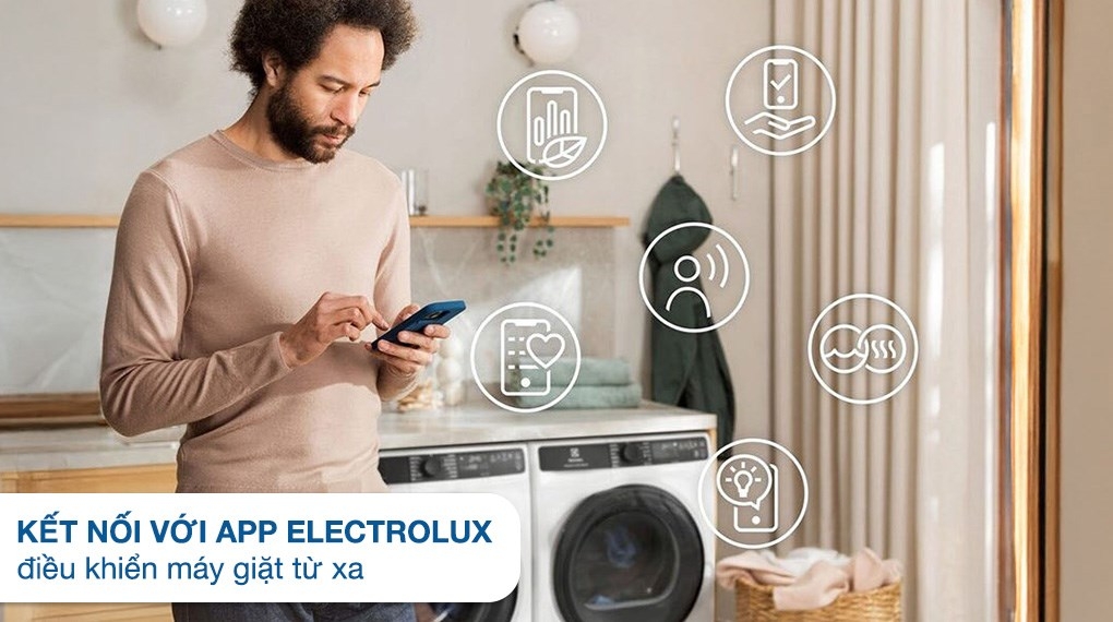 Máy giặt Electrolux UltimateCare 700 Inverter 13 kg EWF1343R7WC - Tiện ích