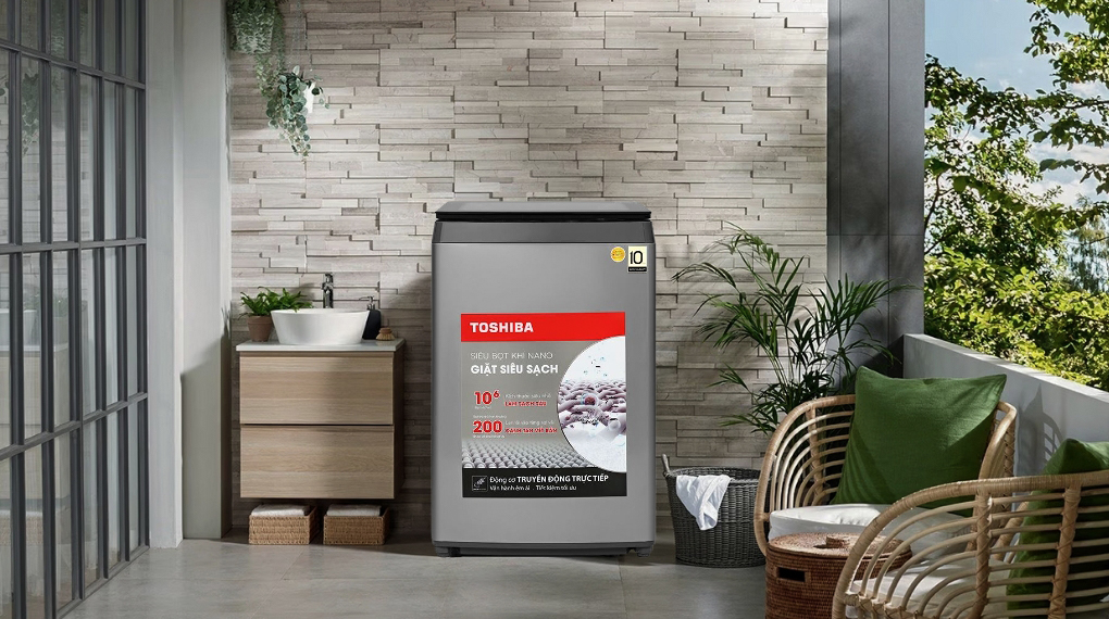 Thiết kế - Máy giặt Toshiba Inverter 17 kg AW-DUN1800MV(SG)