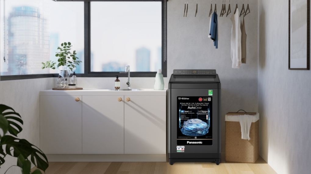 Máy giặt Panasonic Inverter 11.5 kg NA-FD115W3BV - Thiết kế