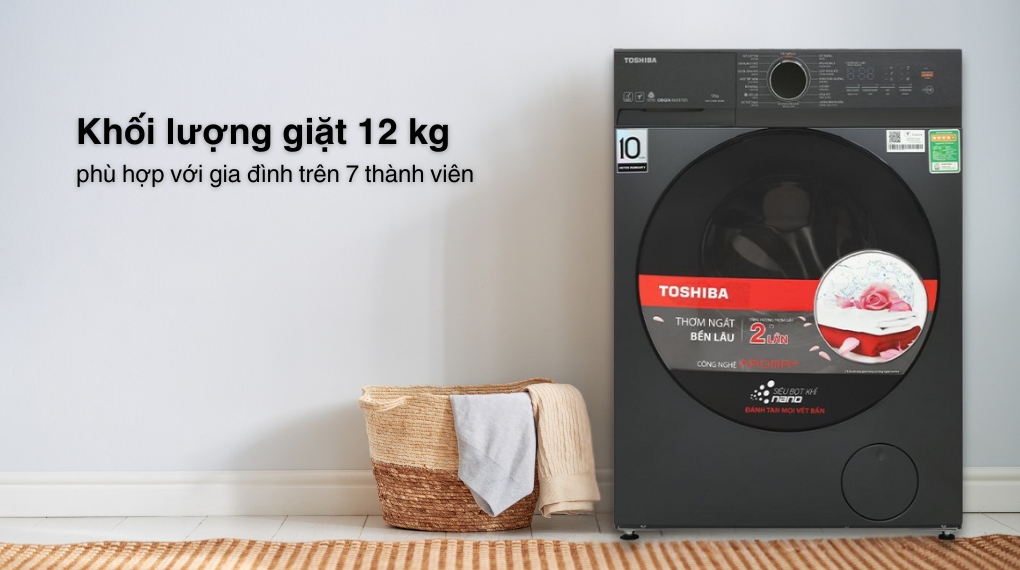 Máy giặt Toshiba Inverter 12 kg TW-T21BU130UWV(MG) - Khối lượng giặt và chương trình
