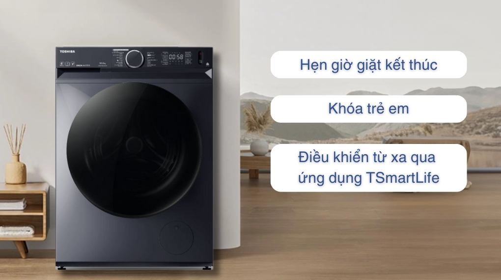 Máy giặt Toshiba Inverter 9.5 kg TW-T23BU105UWV(MG) - Tiện ích