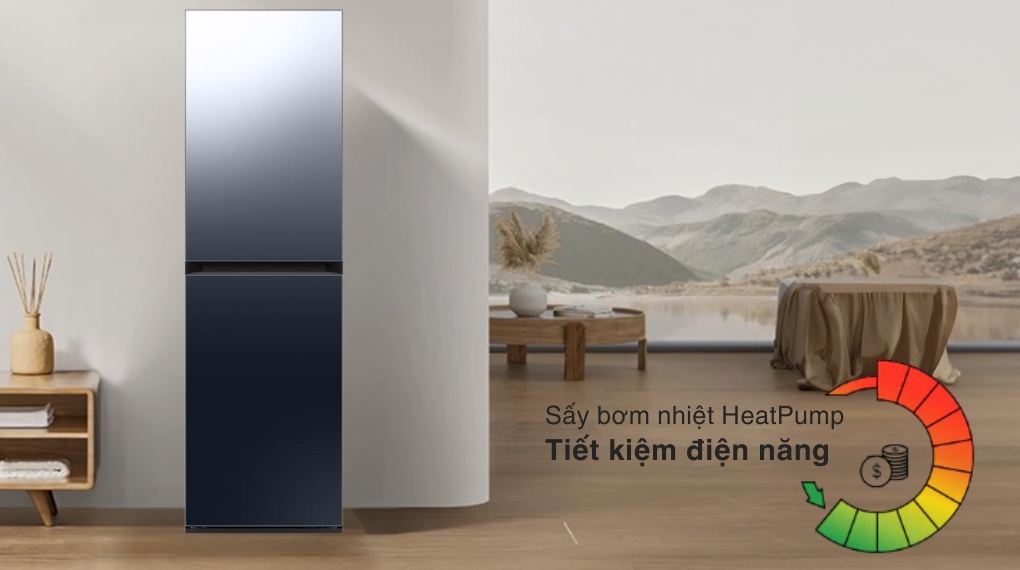 Tủ chăm sóc quần áo thông minh Samsung Bespoke AirDresser 5 móc DF24CB9900CRSV - Công nghệ sấy