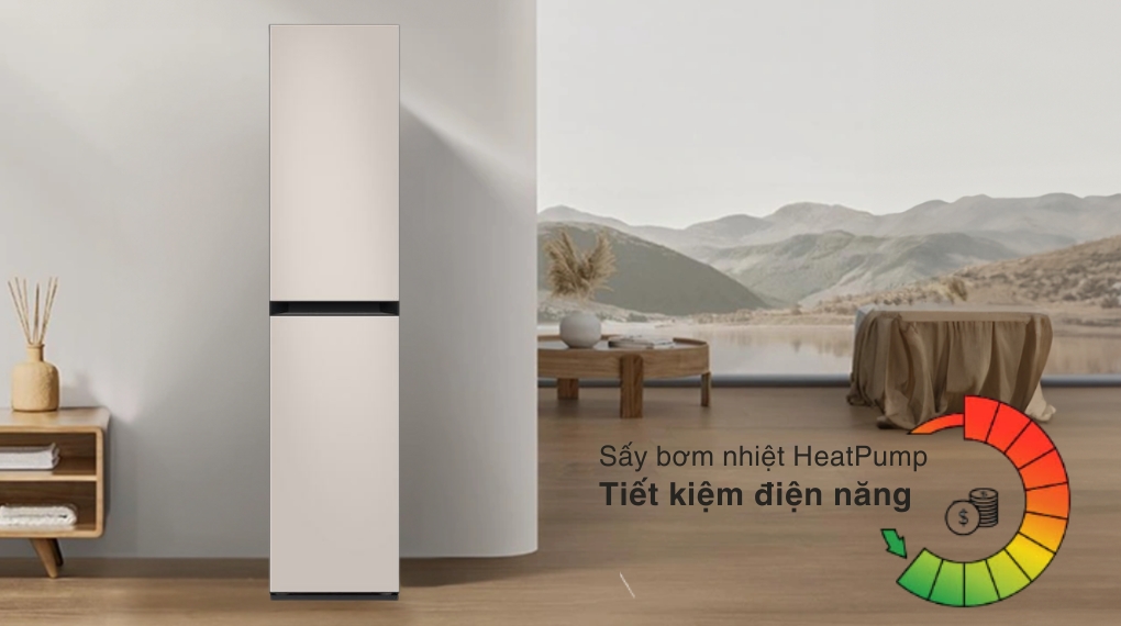 Tủ chăm sóc quần áo thông minh Samsung Bespoke AirDresser 3 móc DF18CB8600ERSV - Công nghệ sấy Tủ chăm sóc quần áo thông minh Samsung Bespoke AirDresser 3 móc DF18CB8600ERSV - Công nghệ sấy