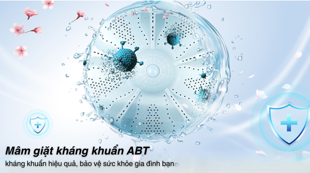 Máy giặt Aqua Inverter 12 kg AWM12-BSR1K(BU) - Công nghệ giặt