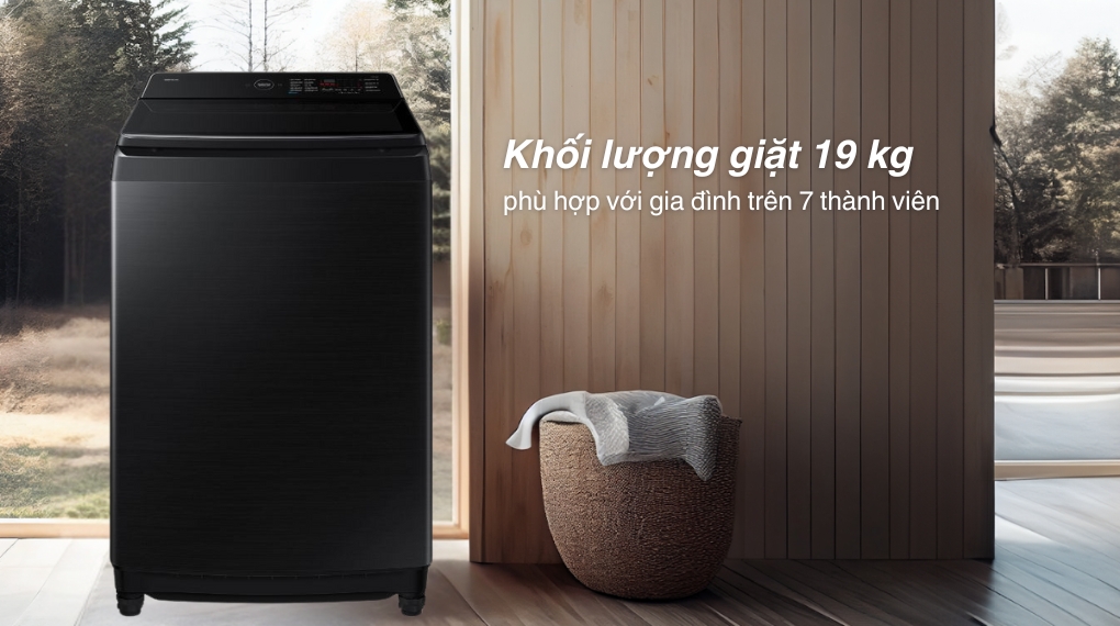 Máy giặt Samsung Inverter 19 kg WA80F19B9BSV - Khối lượng giặt và chương trình