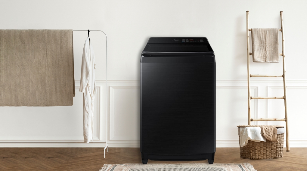 Máy giặt Samsung Inverter 21 kg WA80F21B9BSV - Thiết kế