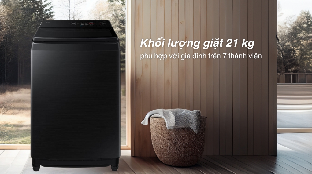 Máy giặt Samsung Inverter 21 kg WA80F21B9BSV - Khối lượng giặt và chương trình