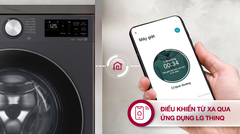 Máy giặt LG AI DD Inverter 11 kg FX1411N5G - Tiện ích