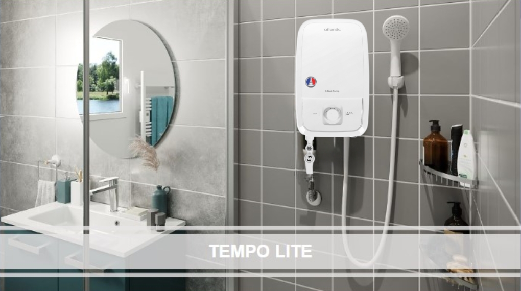 Máy nước nóng trực tiếp Atlantic 4000W Tempo Lite 4000 PU - 811023 - Thiết kế Máy nước nóng trực tiếp Atlantic 4000W Tempo Lite 4000 PU - 811023 - Thiết kế