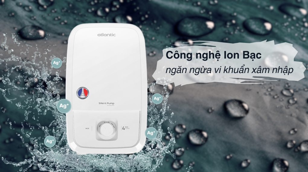 Máy nước nóng trực tiếp Atlantic 4000W Tempo Lite 4000 PU - 811023 - Chế độ diệt khuẩn Máy nước nóng trực tiếp Atlantic 4000W Tempo Lite 4000 PU - 811023 - Chế độ diệt khuẩn
