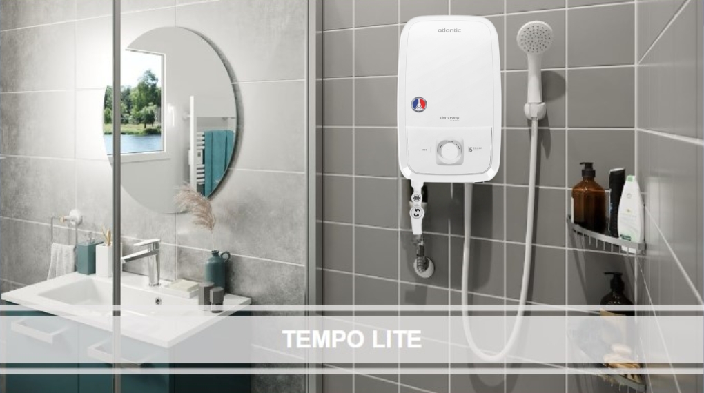 Máy nước nóng trực tiếp Atlantic 5000W Tempo Lite 5000 PU - 811025 - Thiết kế