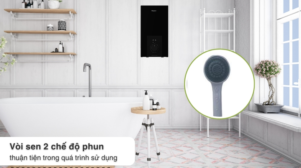 Máy nước nóng trực tiếp Kangaroo 4500W KGWD45N2 - Tiện ích