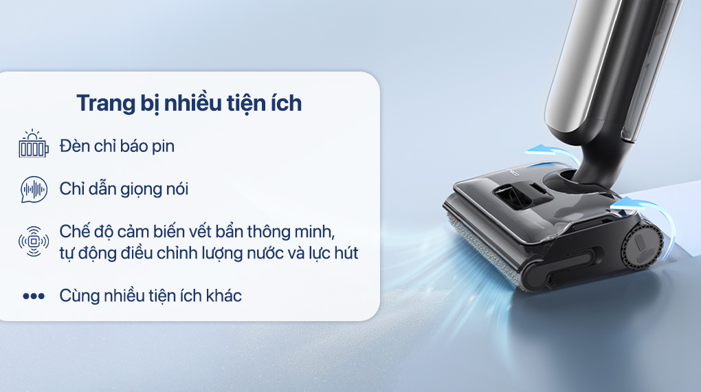 Máy hút bụi lau nhà Tineco Floor One S9 Artist FW2C0200ID - Tiện ích